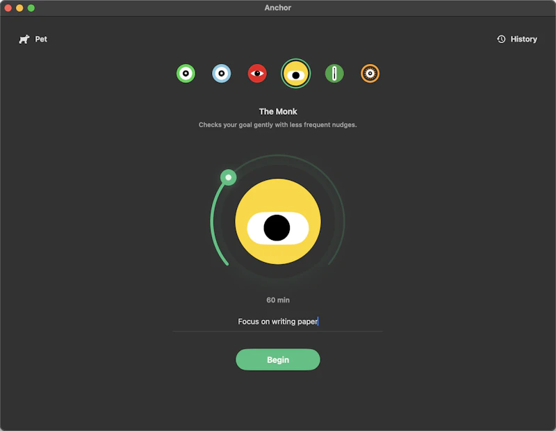 Anchor - Deep work, supervised by AI screenshot 1