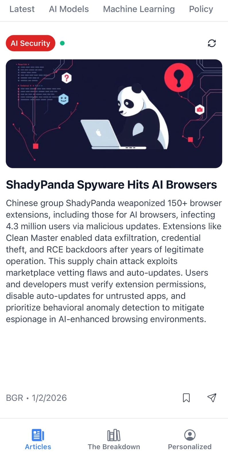 NineT - AI Briefed by AI - Main product screenshot demonstrating key features and user interface