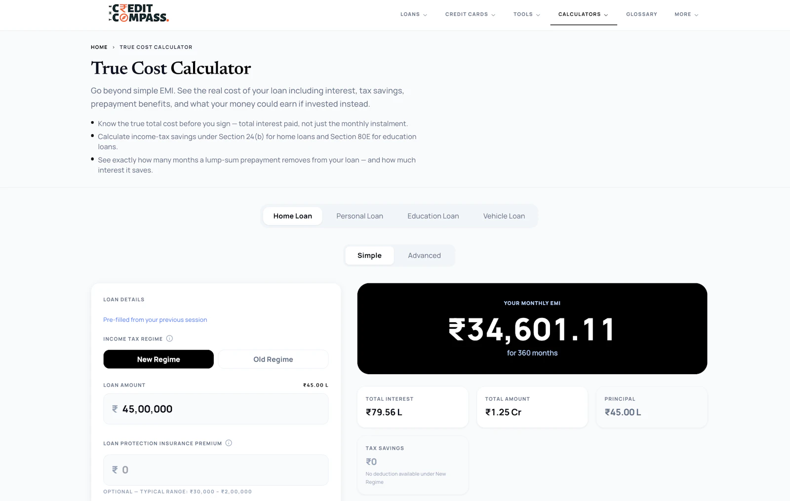 The Credit Compass screenshot 1