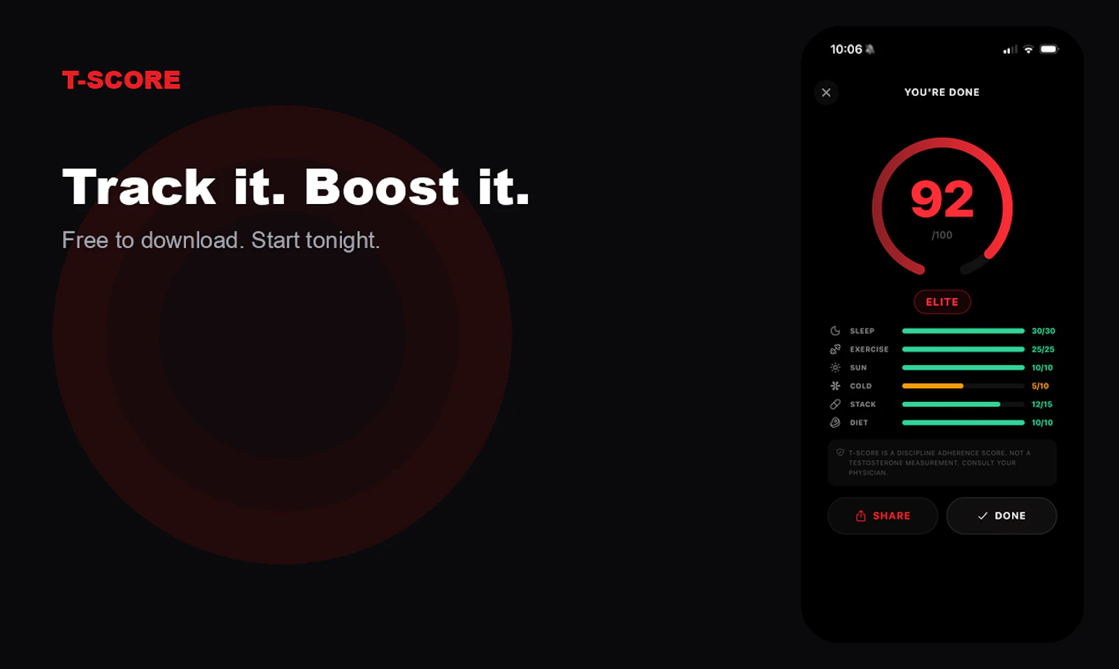 T-Score: Boost Testosterone screenshot 5