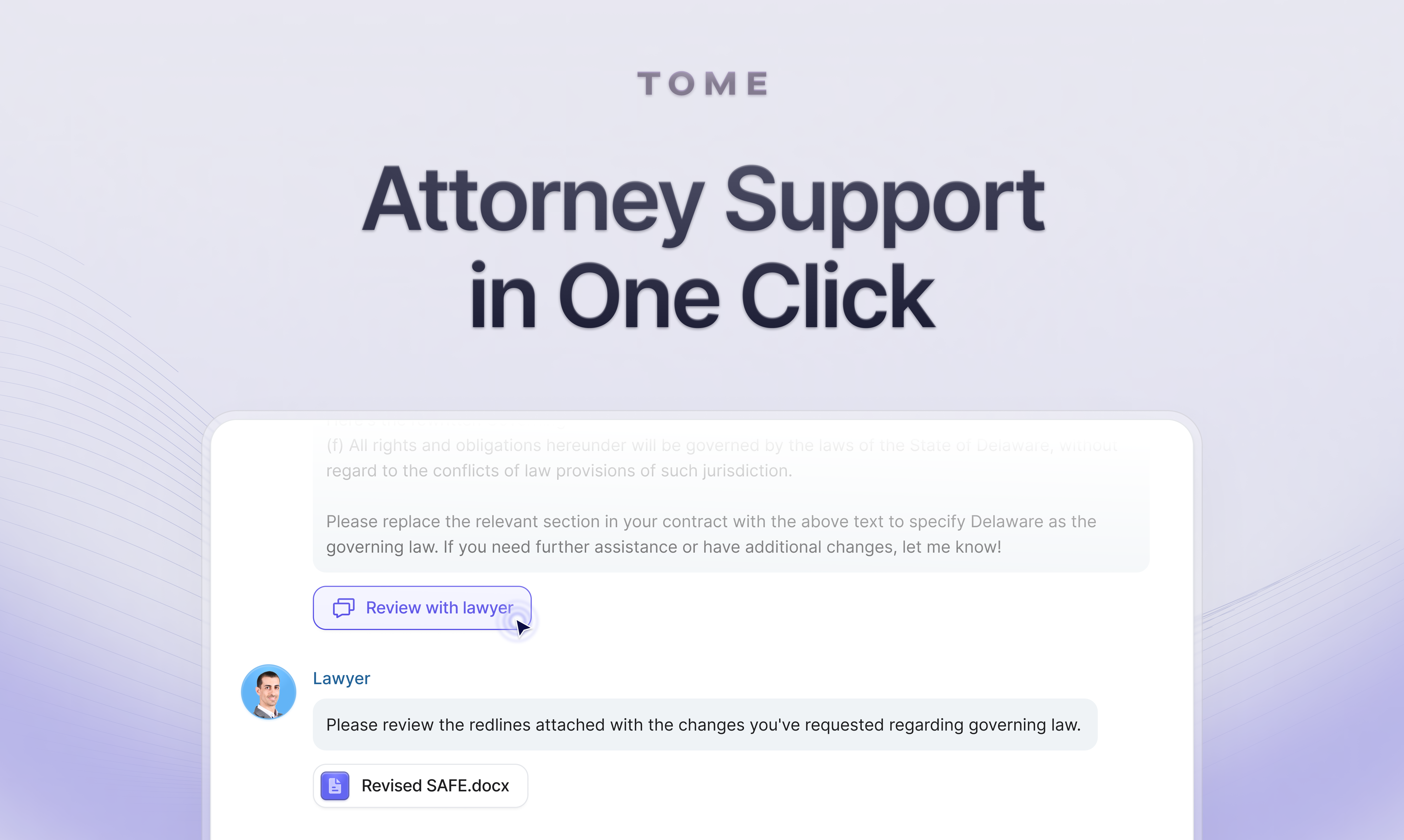 startuptile Tome-Your AI powered lawyer