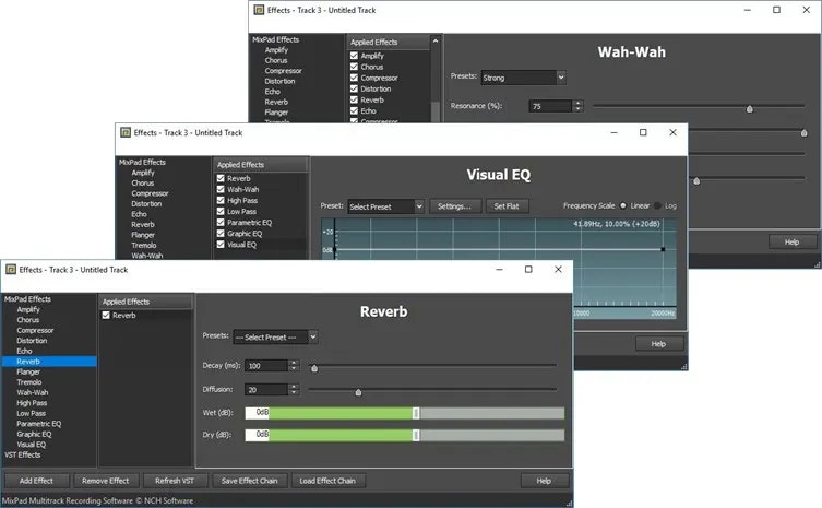 Media Phần mềm ghi âm đa dạng mixpad 4