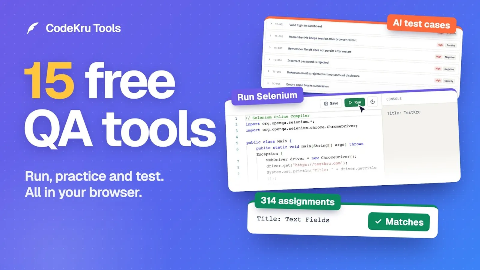CodeKru Tools screenshot 1 (video preview)