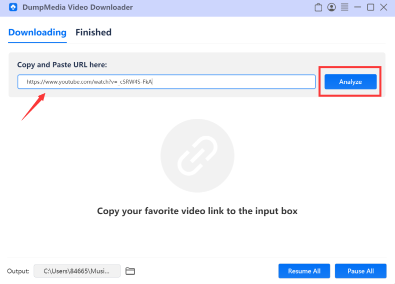Trình tải xuống video DumpMedia media 1