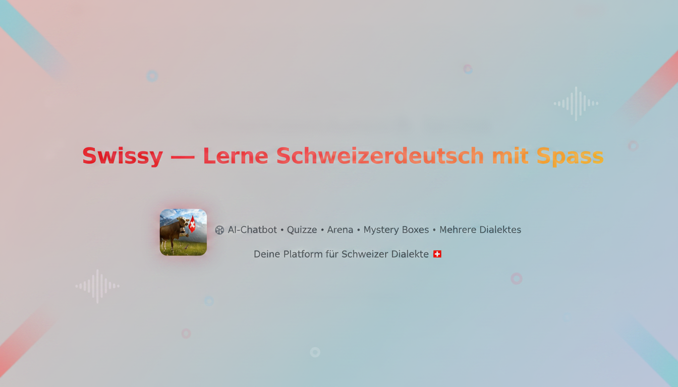 Swissy—Lerne Schweizerdeutsch mit Spass gallery image