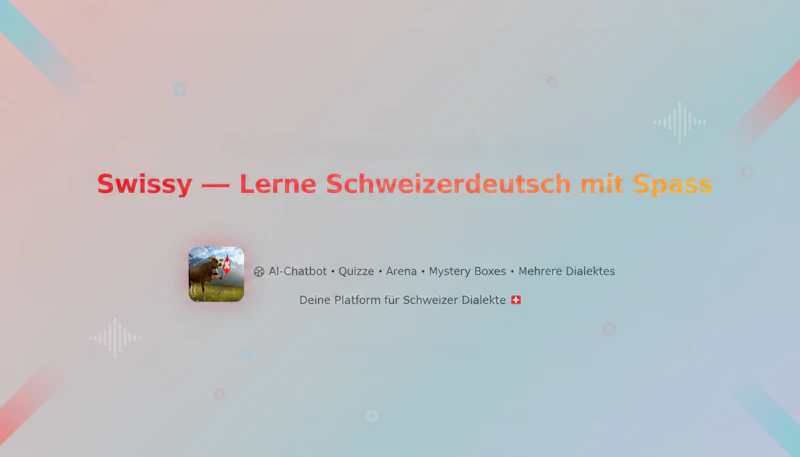 Swissy—Lerne Schweizerdeutsch mit Spass screenshot 1
