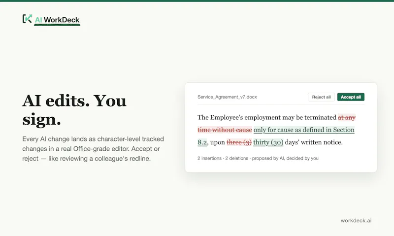 AI WorkDeck screenshot 3