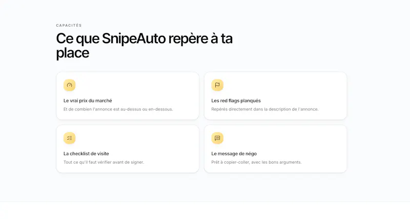 SnipeAuto — Bonne affaire ou pas ? screenshot 2