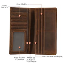 Long Wallet | Mens Long Wallet gallery image