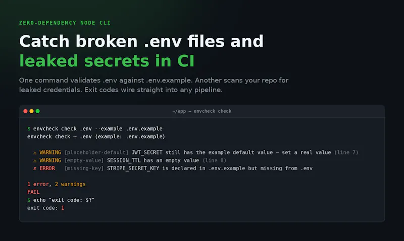 envcheck screenshot 1