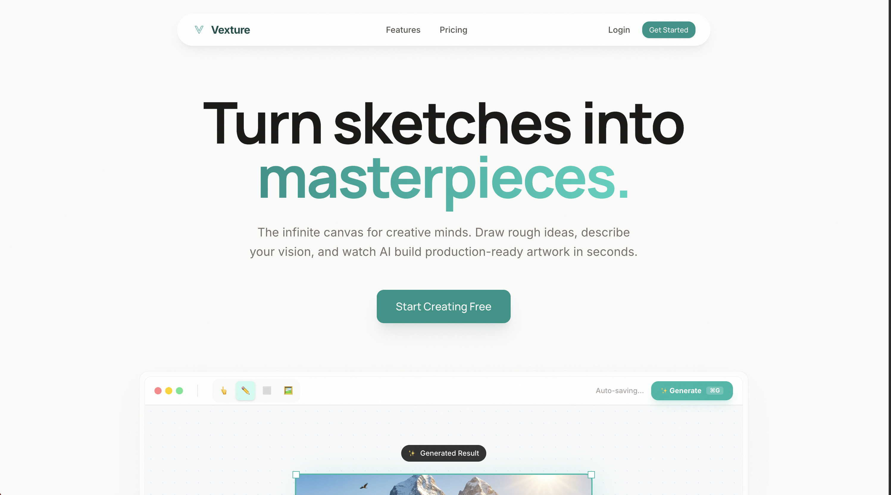 Vexture - Screenshot 2 showing product features and functionality