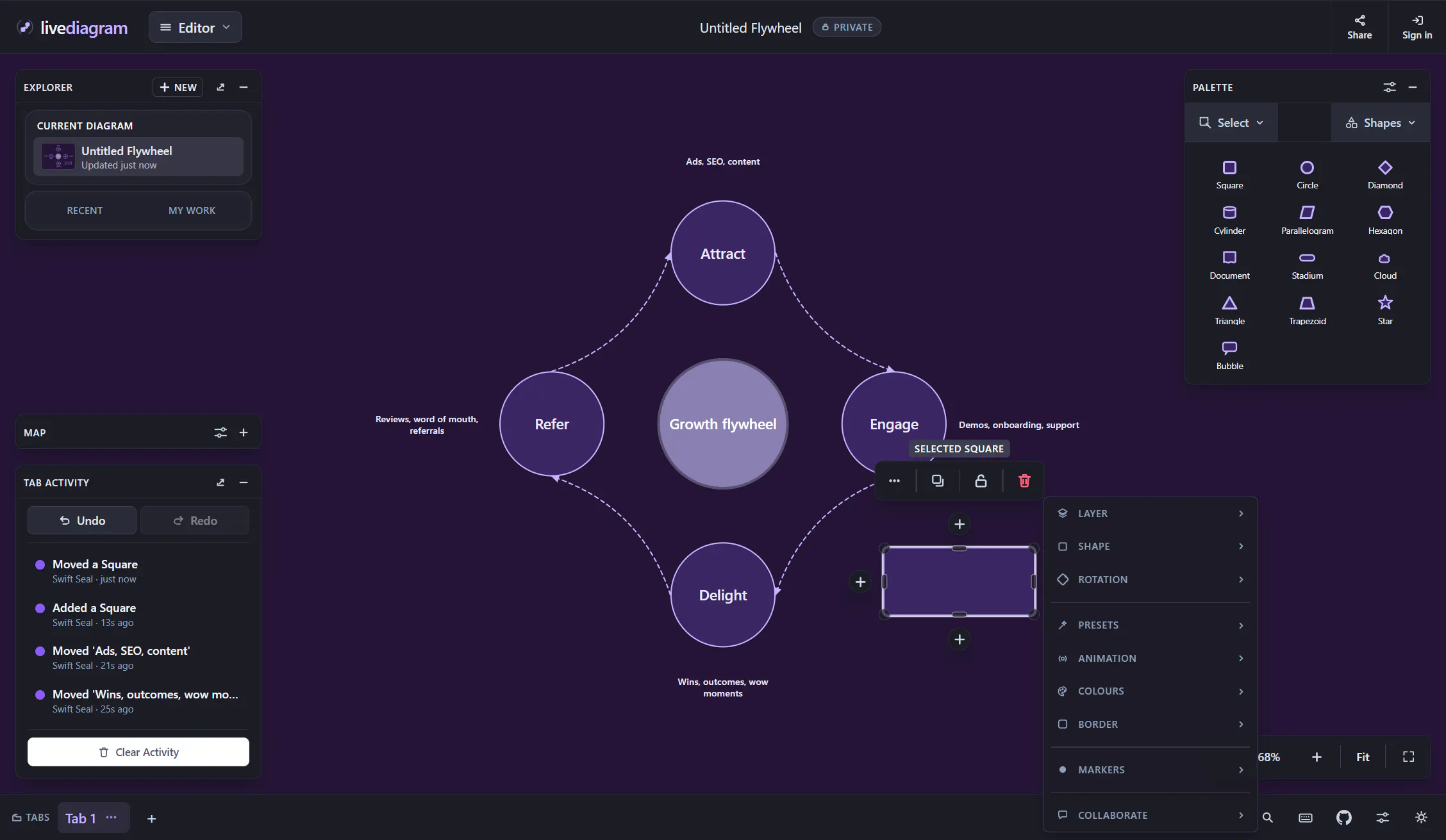 livediagram.app gallery image