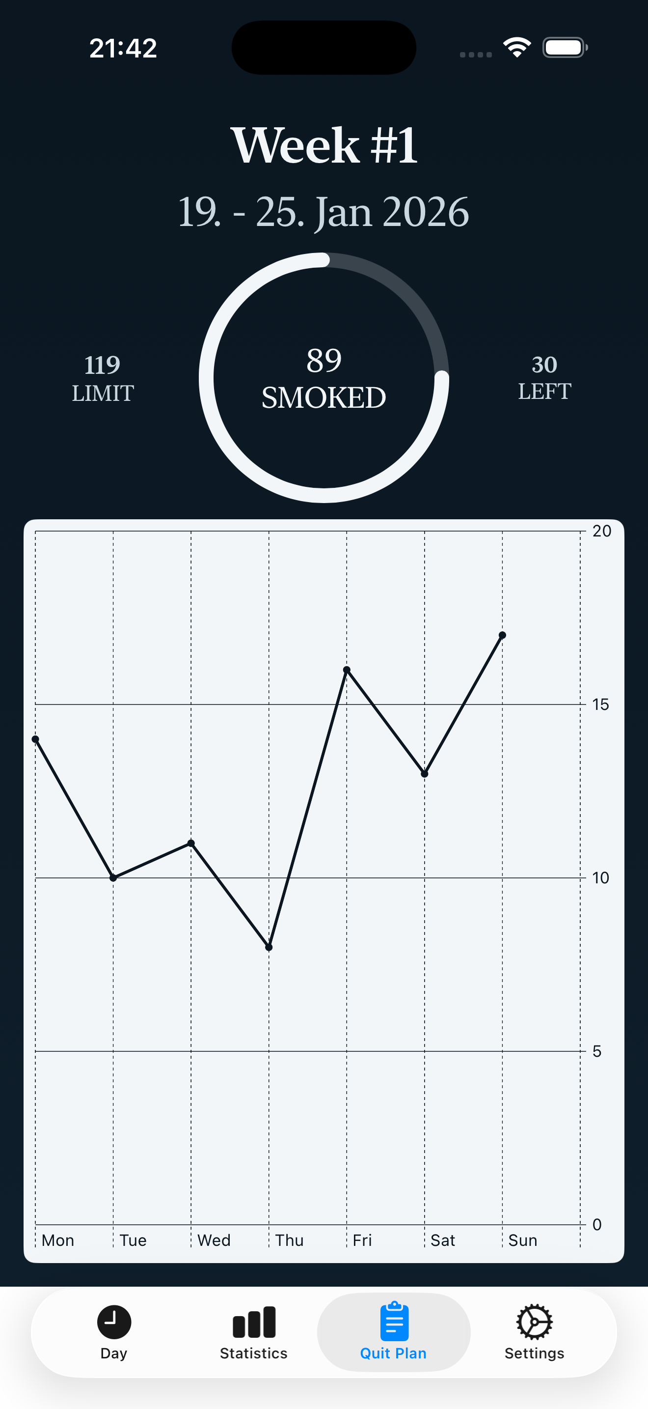 PuffStop Quit Smoking & Vaping - Screenshot 3 showing product features and functionality