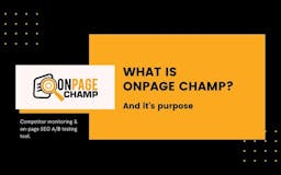 OnPage Champ media 1