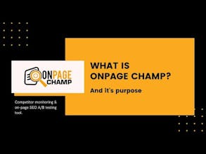 OnPage Champ gallery image