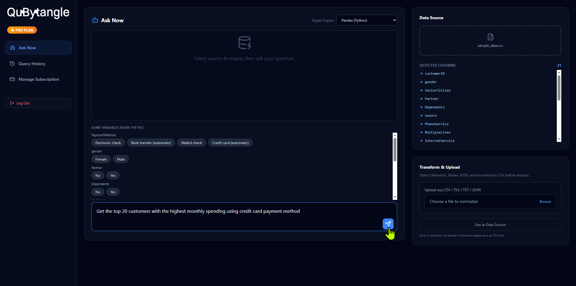 QuBytangle - Screenshot 2 showing product features and functionality