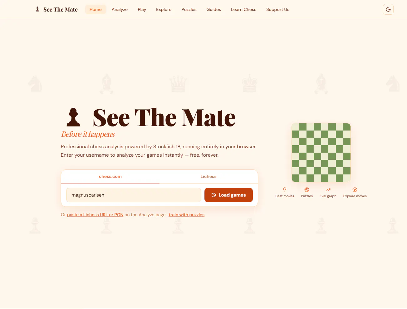 See The Mate - Free Chess Analysis gallery image