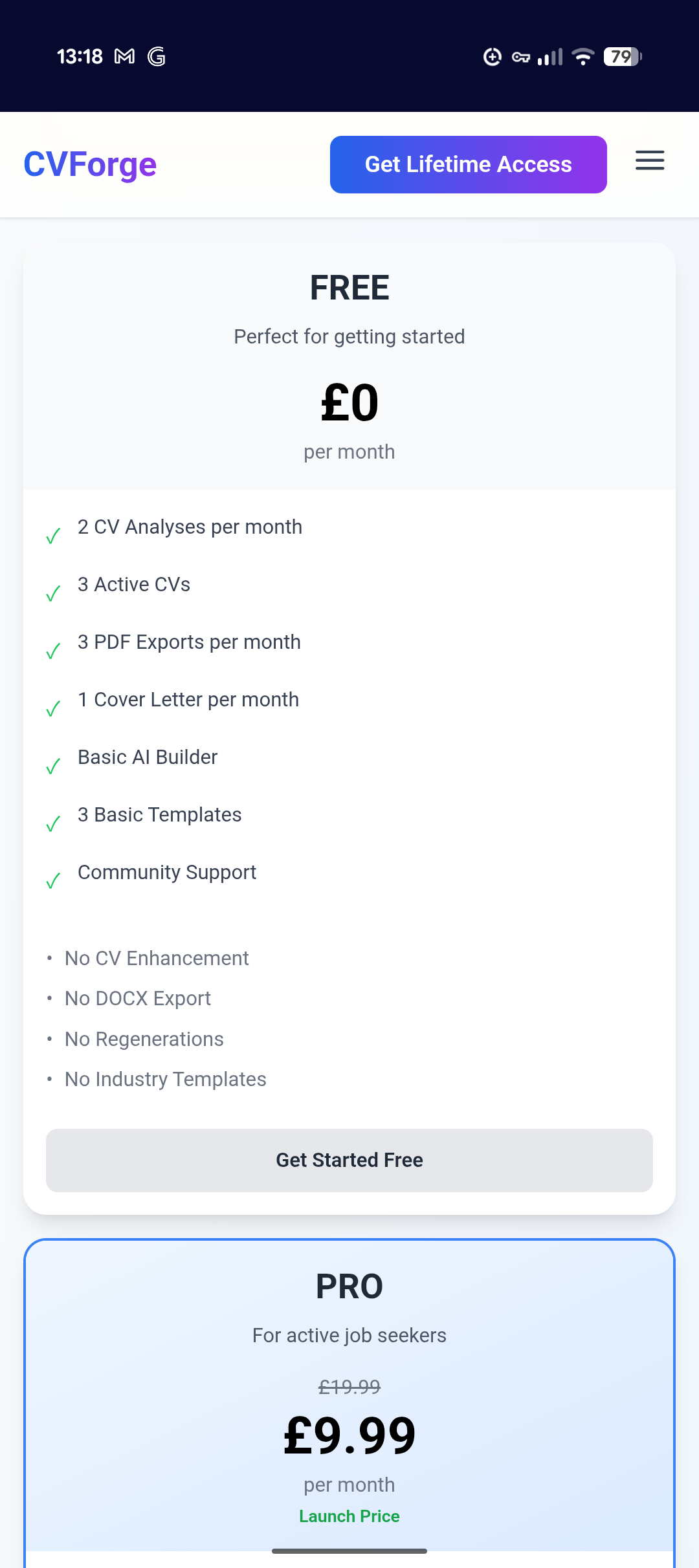 CVForge gallery image