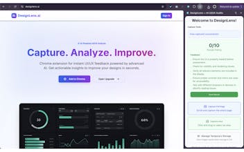 DesignLens – AI-Powered UI/UX Evaluator gallery image
