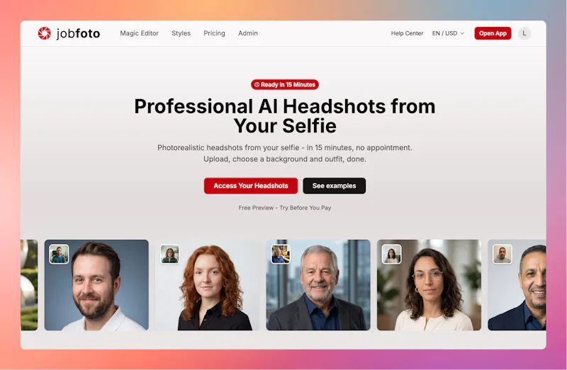 Jobfoto screenshot 2