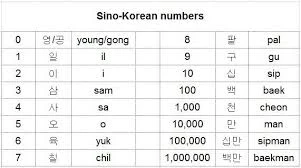 when to use sino korean 
