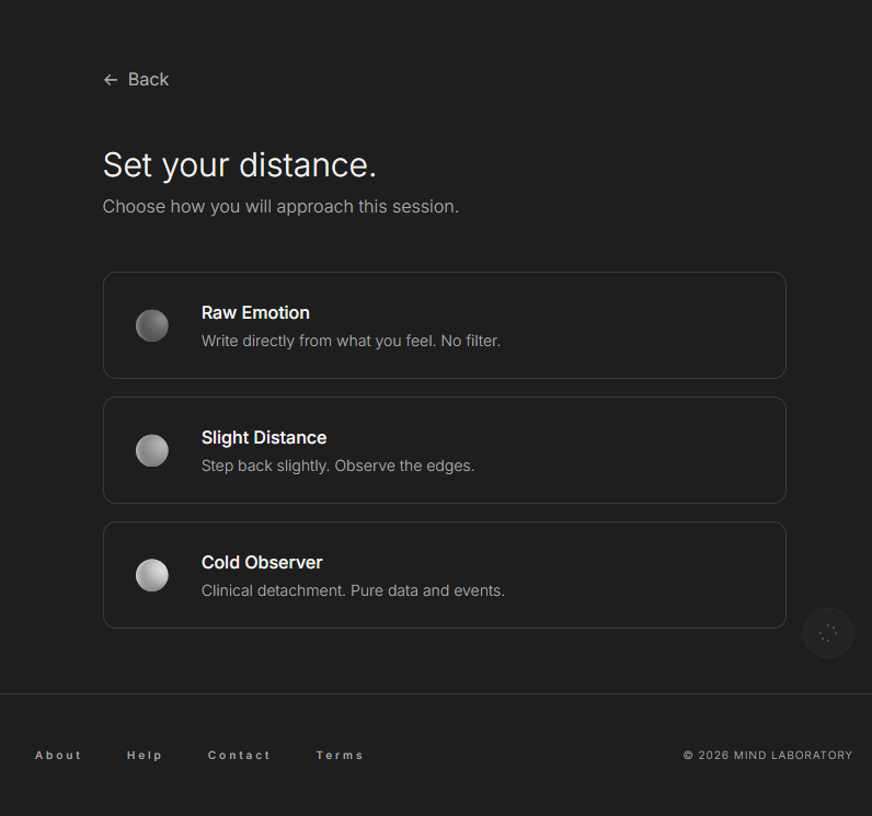 Mind Laboratory - Screenshot 3 showing product features and functionality