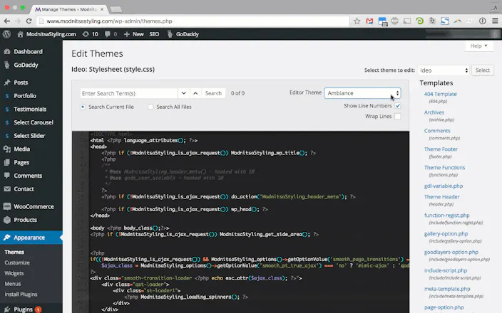 WP Backend File Search gallery image