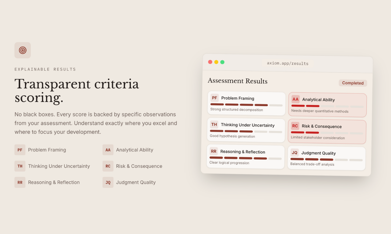 AXIOM - Screenshot 4 showing product features and functionality