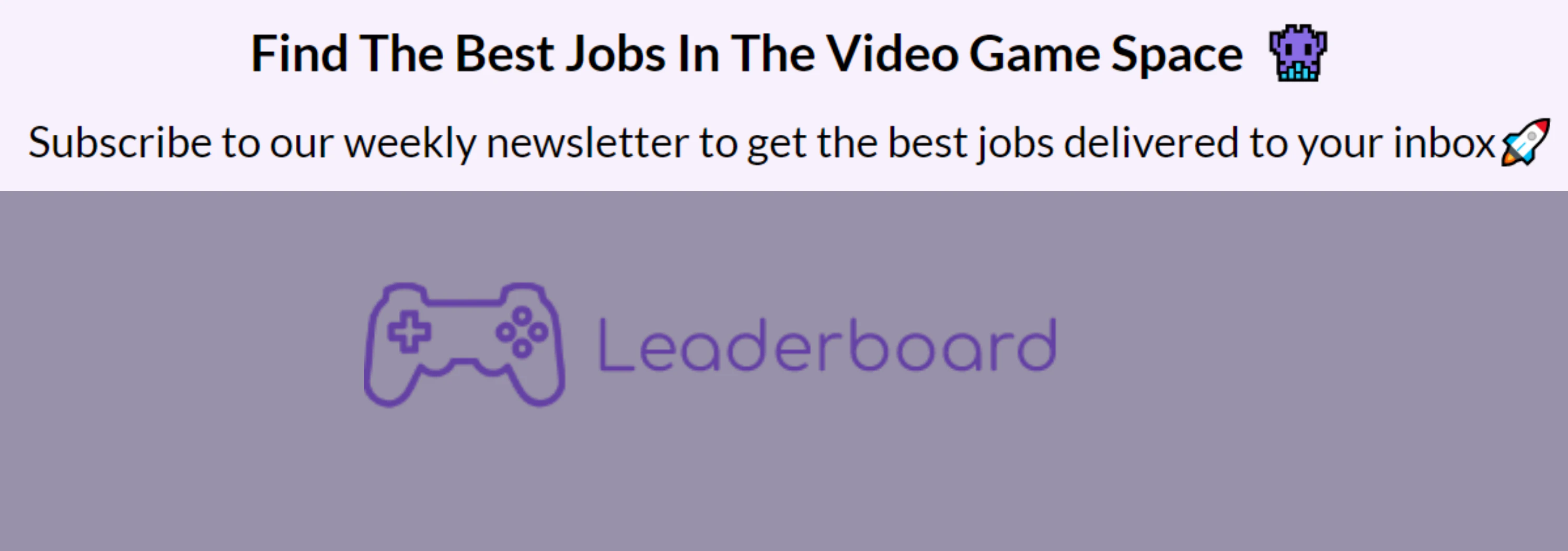 Leaderboard jobs cover