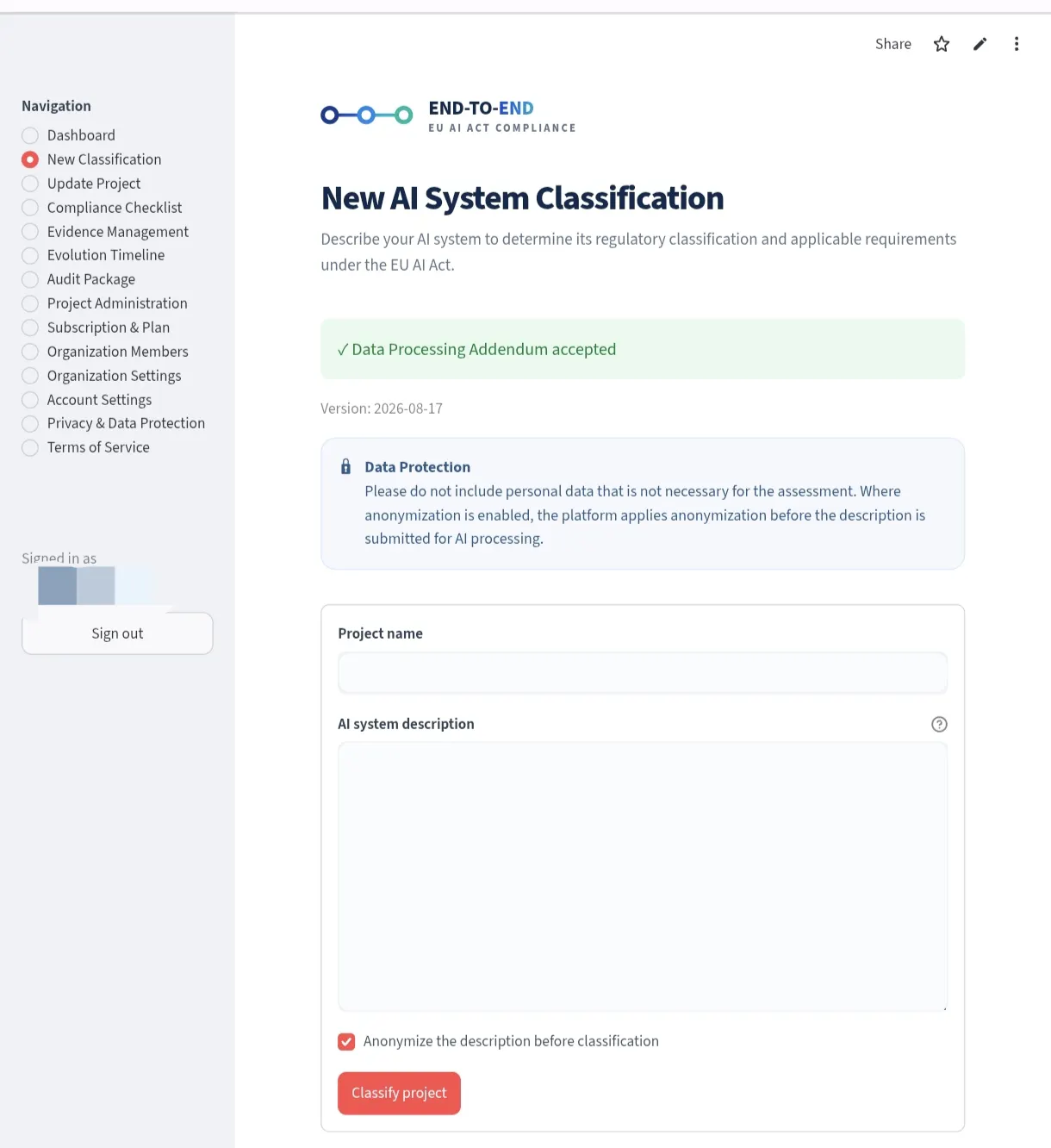 END-TO-END EU AI ACT COMPLIANCE PLATFORM gallery image