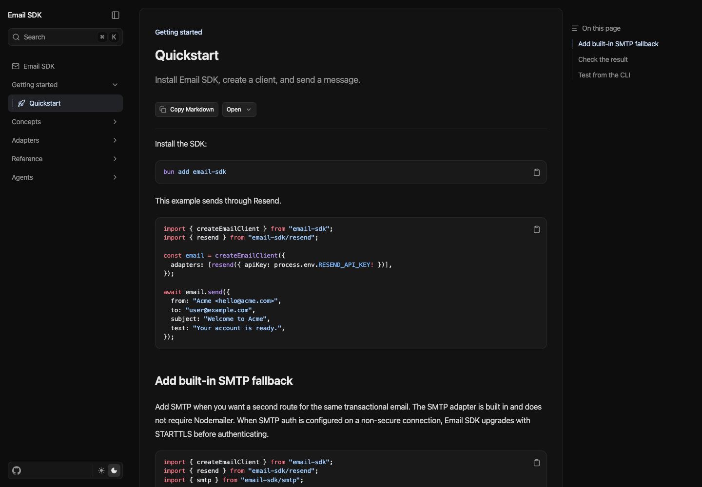 Email SDK gallery image