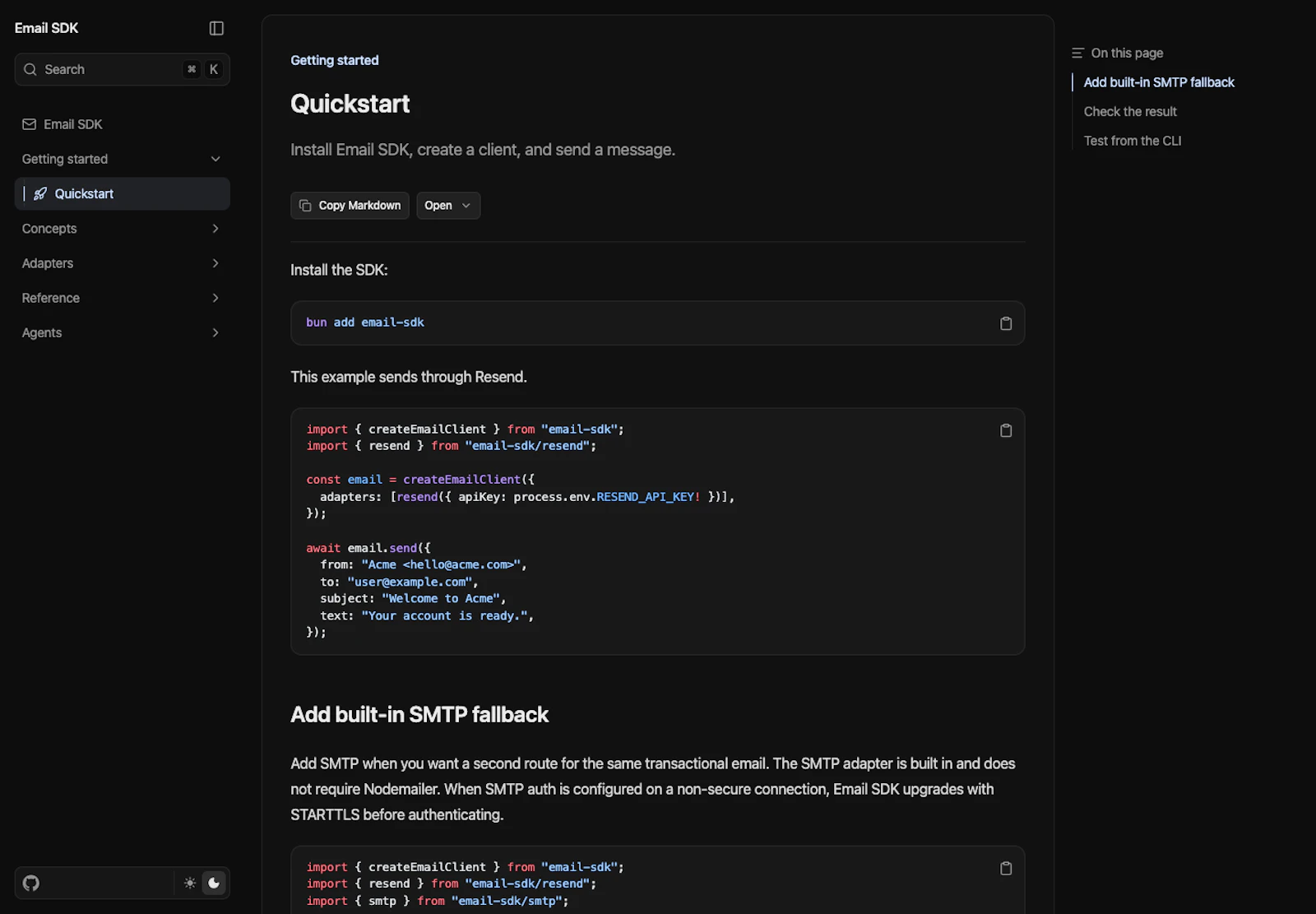 Email SDK screenshot 4