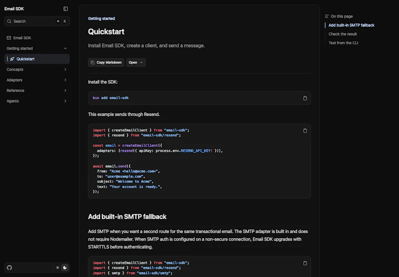 Email SDK screenshot 4