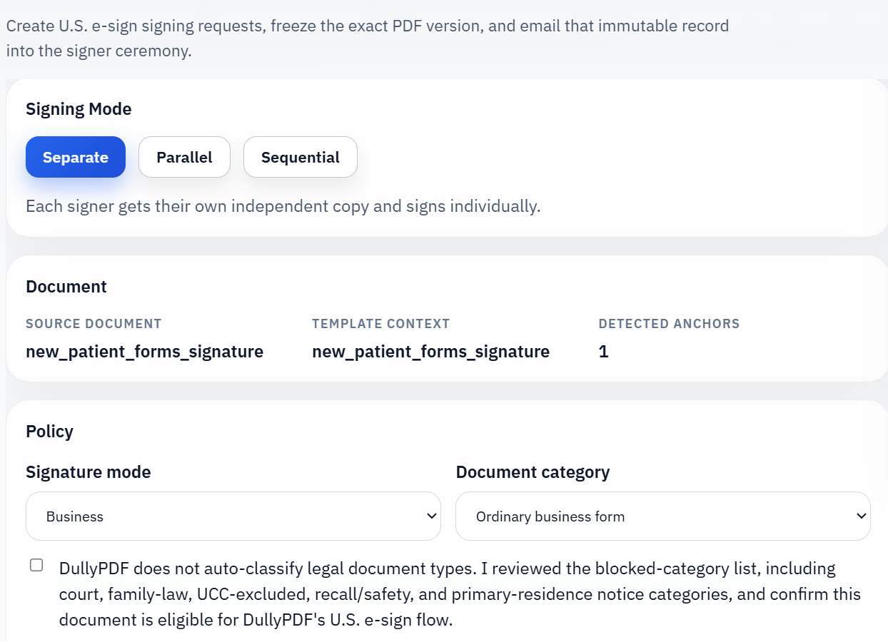 DullyPDF | Fillable Form Automation gallery image