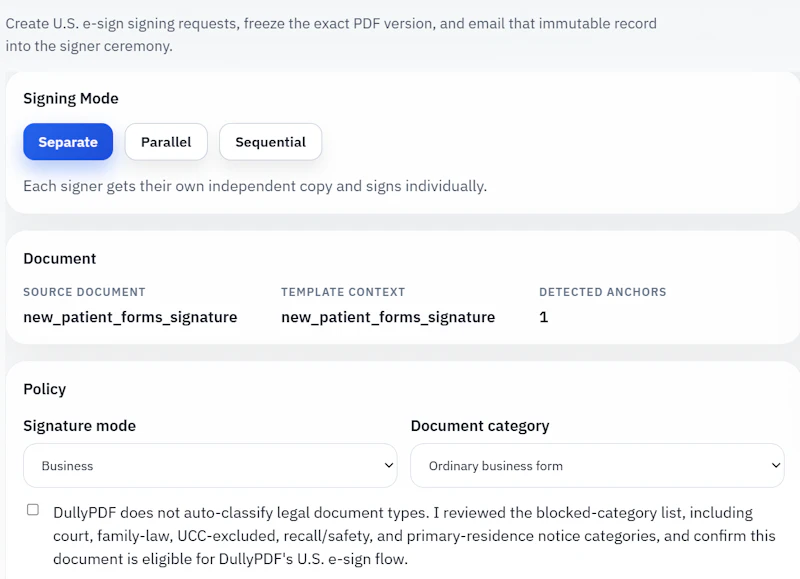 DullyPDF | Fillable Form Automation screenshot 8