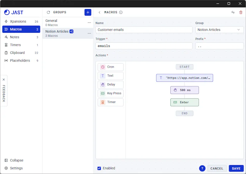JAST screenshot 3