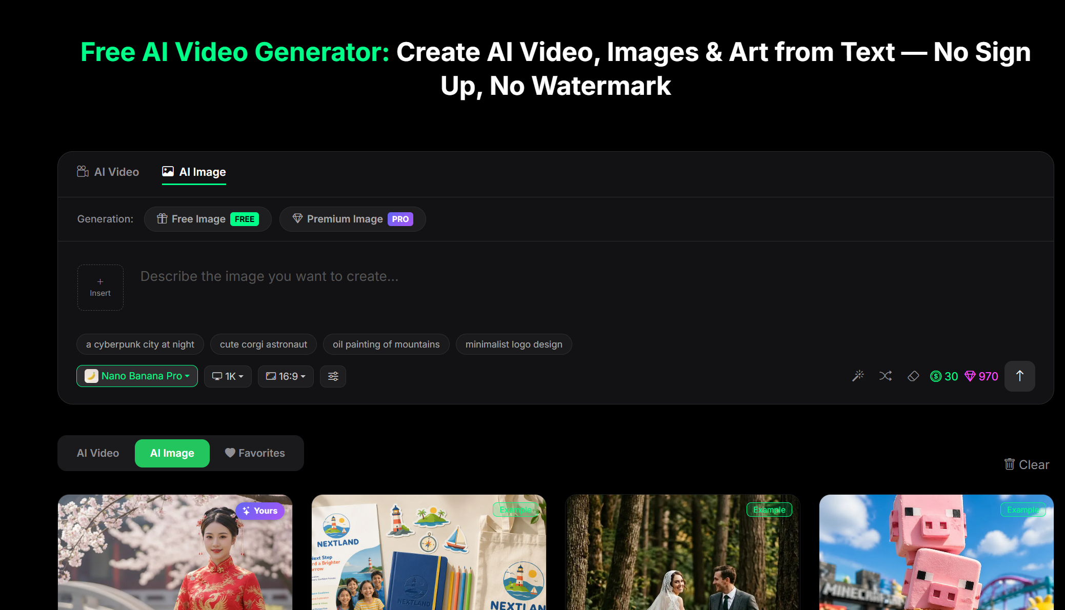 Create AI Video gallery image