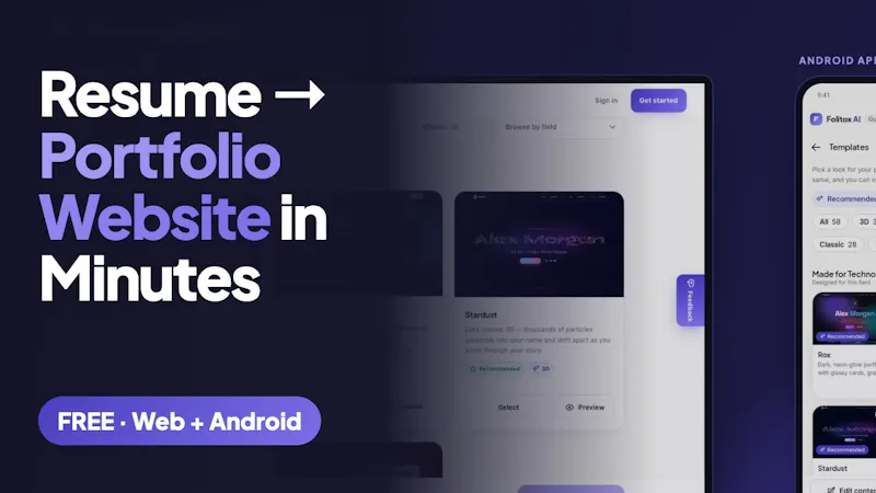 Folitox AI screenshot 1 (video preview)