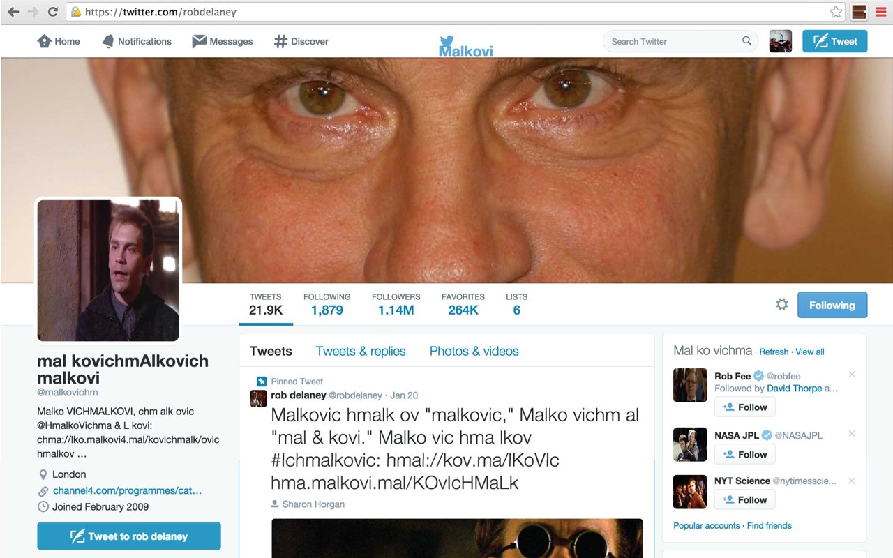 Browsing John Malkovich gallery image