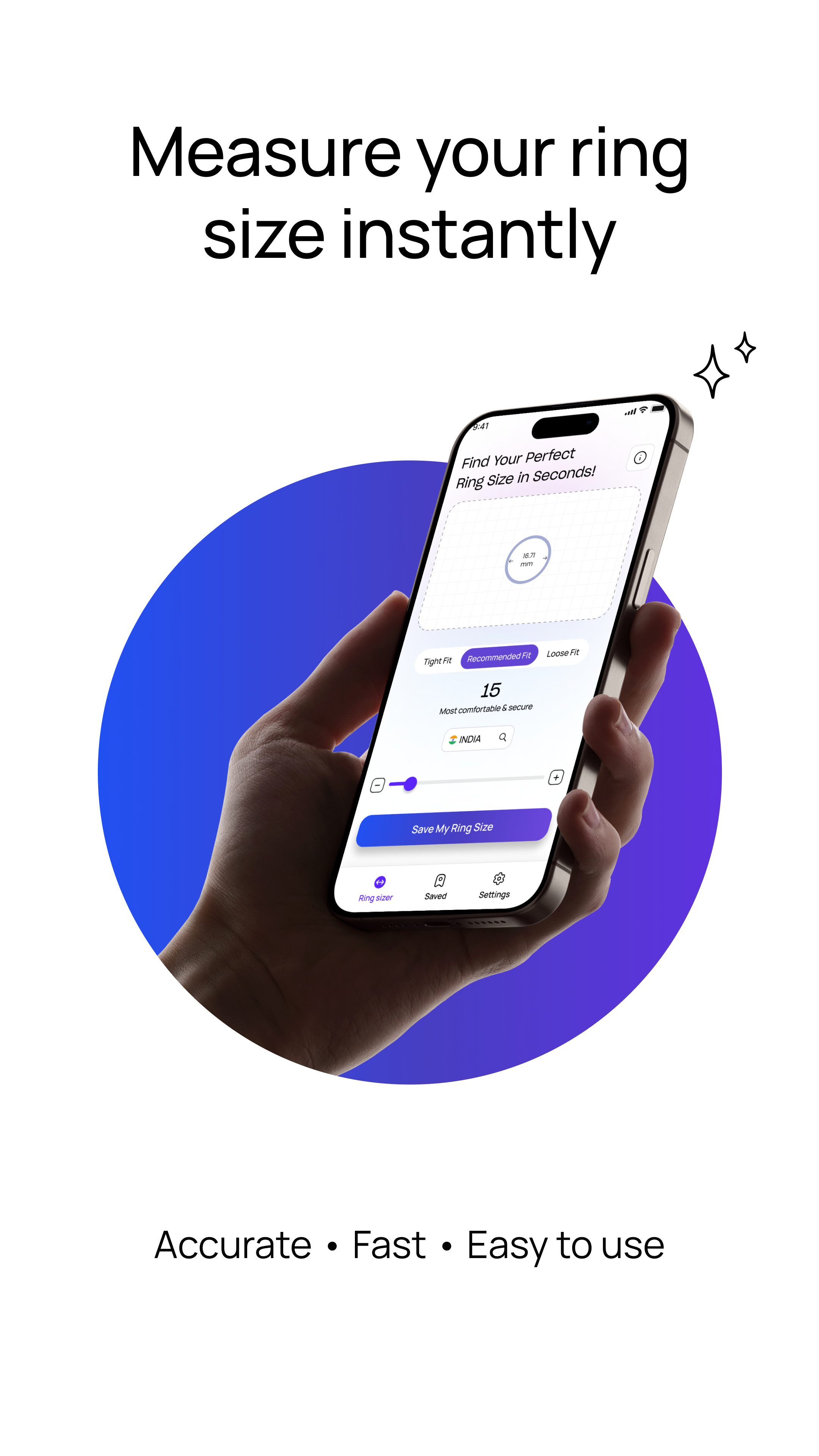 JustFitIt - Your Personal Ring Sizer - Finding the perfect ring size has never been easier! media 1