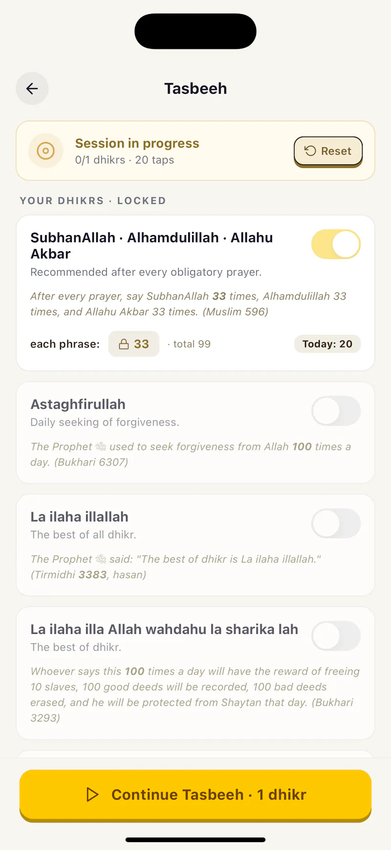 Quran Habit App screenshot 14