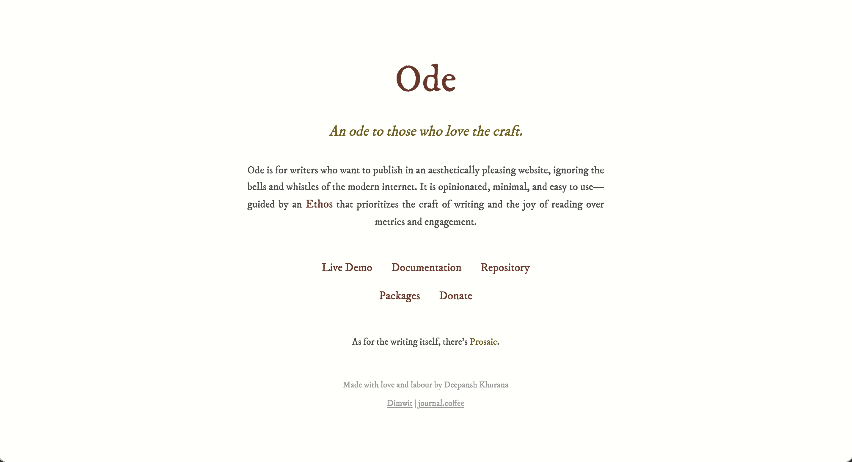 Ode gallery image