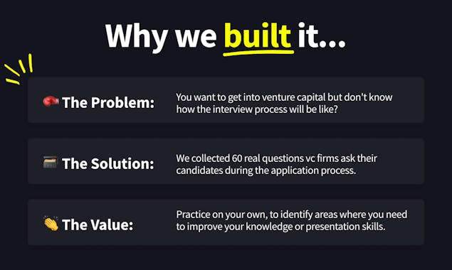 Venture Capital Interview Trainer Gallery Image 2