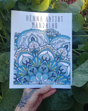 Henna Artist Mandalas a Coloring Book gallery image