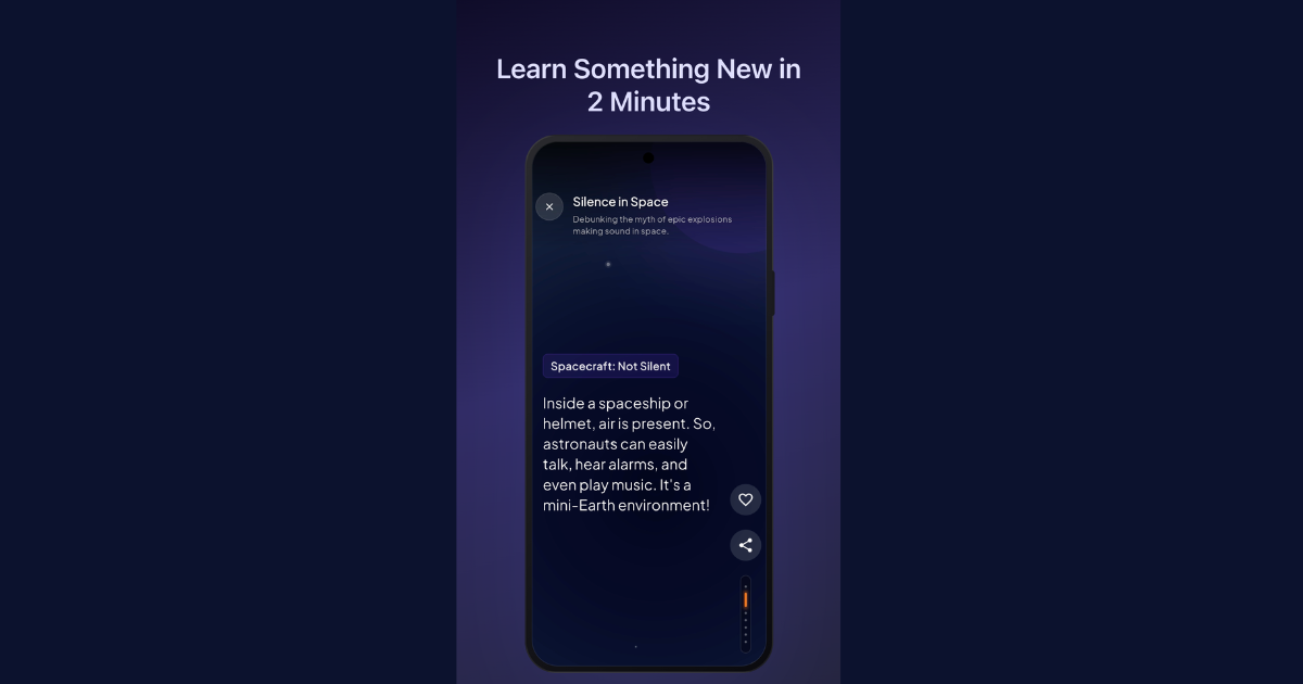MindBits – 2 min learning - Screenshot 3 showing product features and functionality