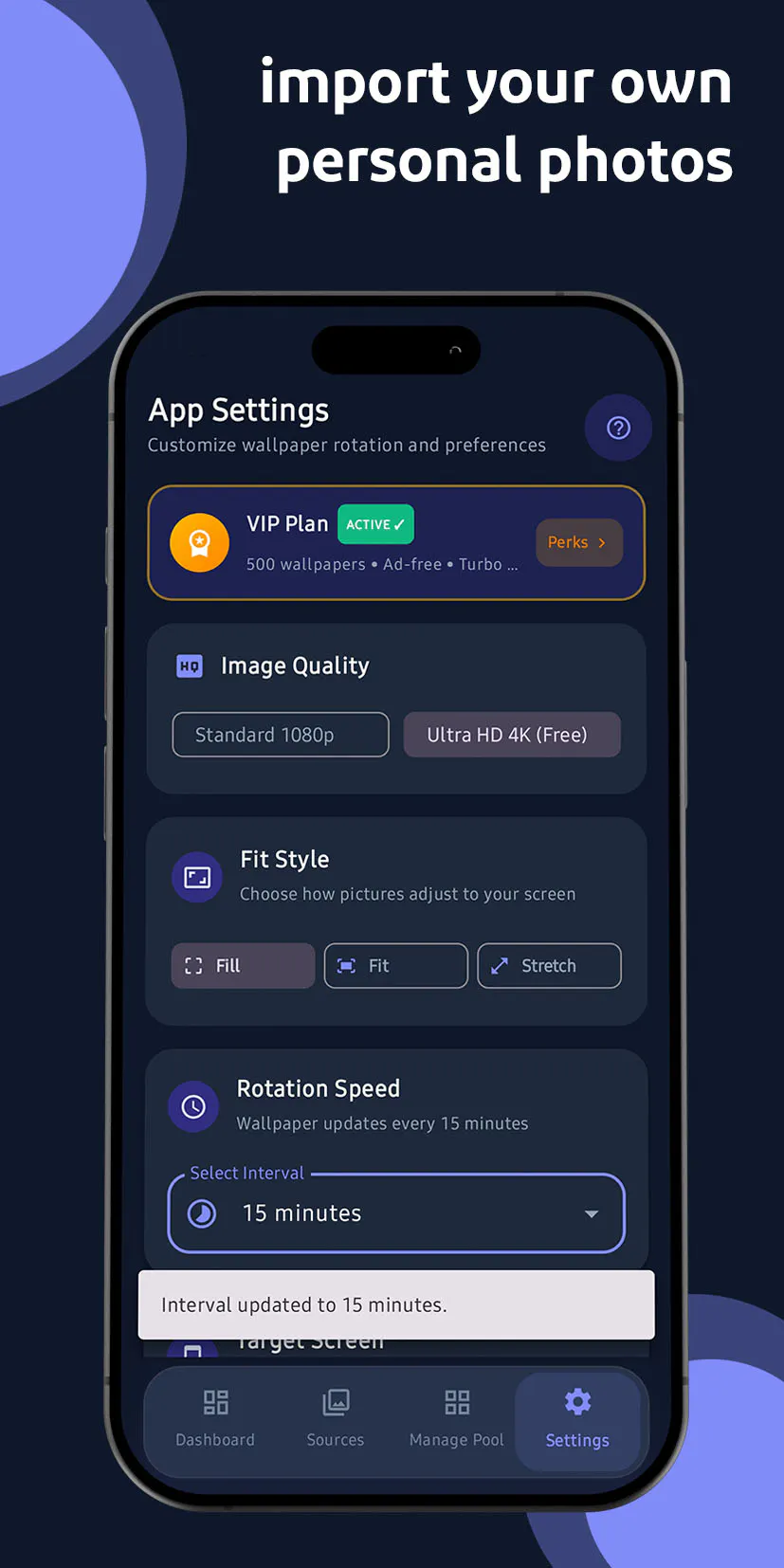 Wallpaper Rotator: Auto Change gallery image