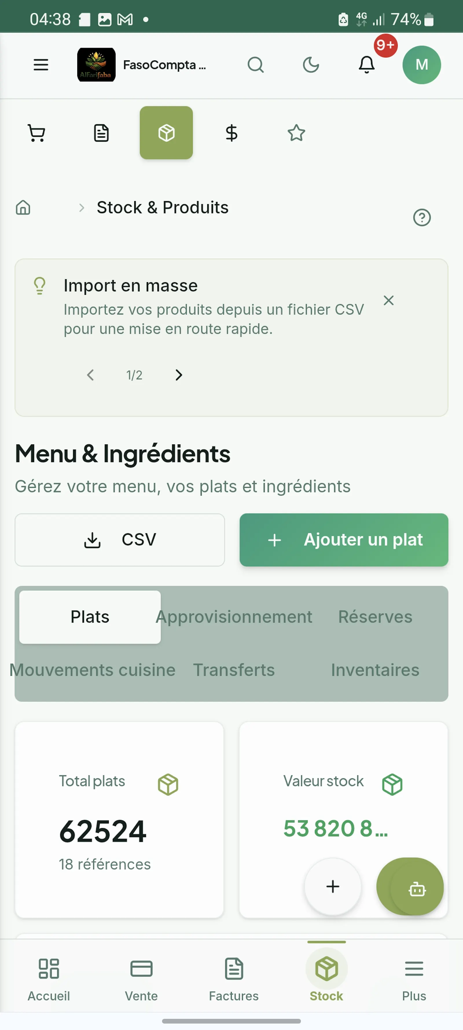 FasoCompta screenshot 3