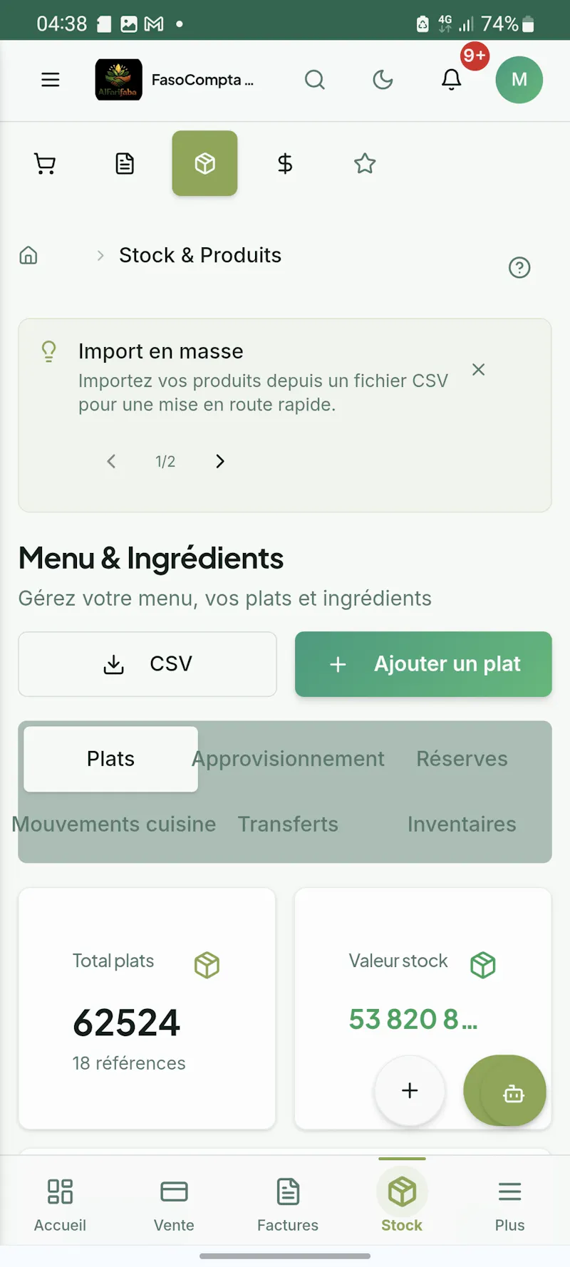 FasoCompta screenshot 3