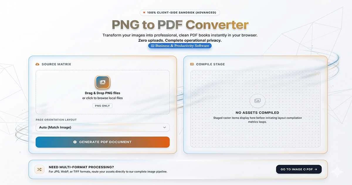 FDM AI PNG to PDF Converter 截图