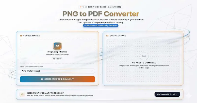 FDM AI PNG to PDF Converter screenshot 1